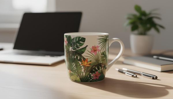 Mug nature et jungle : le cadeau tendance pour une pause évasion au bureau