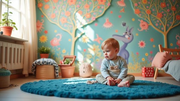 Papier peint enfant : créez un univers magique dans leur chambre