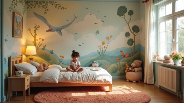 Papier peint enfant : créez un univers magique dans leur chambre