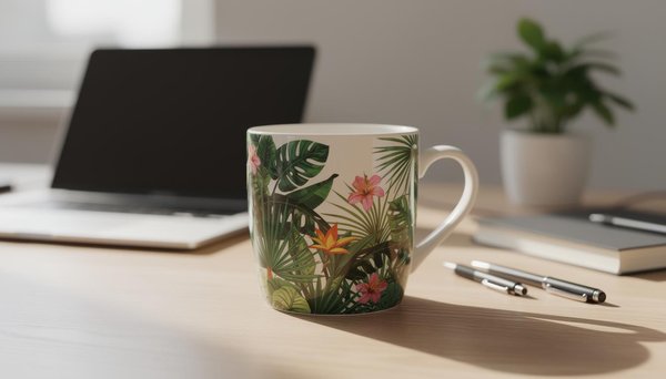 Mug nature et jungle : le cadeau tendance pour une pause évasion au bureau